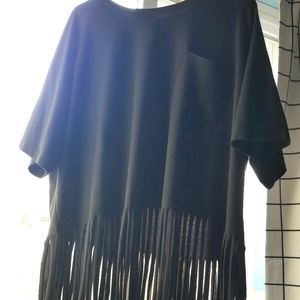 Shein Fringed Cropped Top